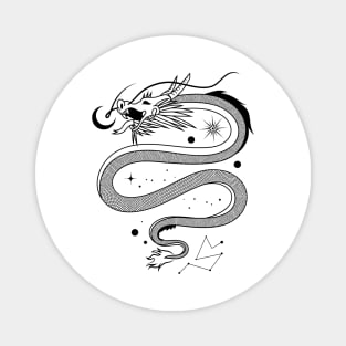 Simple Chinese Dragon Magnet